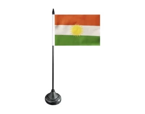 Tischflagge Kurdistan kurdische Tischfahne 10x15cm - Bild 1 von 1