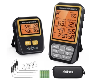 Nulksen Wireless Meat Thermometer 4 Probes NEW! - Picture 1 of 11