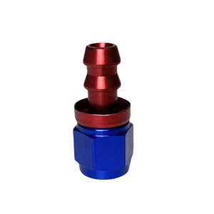 6AN AN6 Female To 3/8” straight Push On Barb Hose Adapter Swivel Fitting - Picture 1 of 3