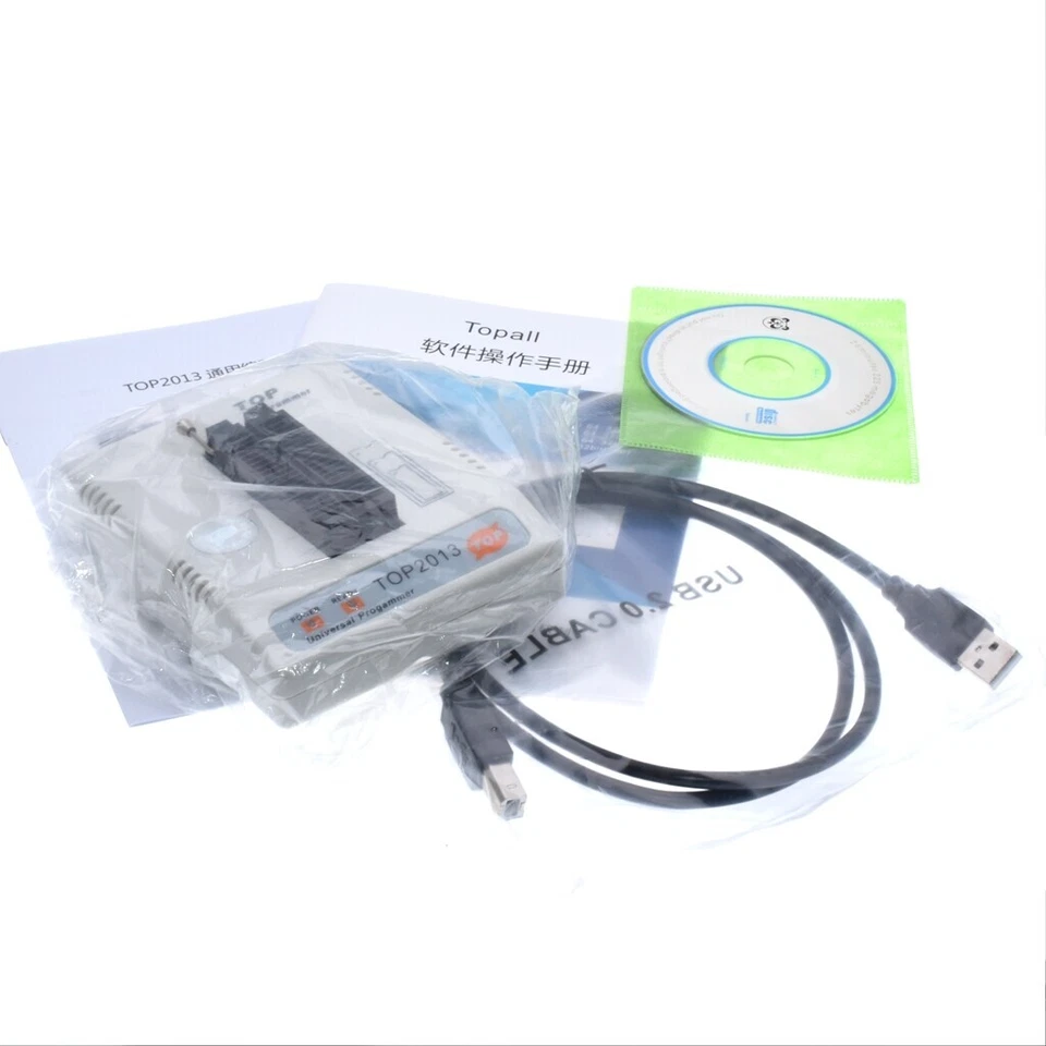 Nuevo quemador programador USB universal TOP2013 para dispositivos de almacenamiento MCU Win10 7 XP # - Imagen 1 de 4