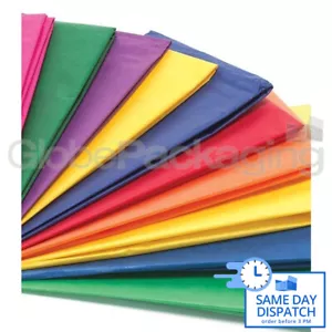 FOGLI DI CARTA TISSUE SENZA ACIDI DI ALTA QUALITÀ 500mm x 750mm COLORATI & BIANCHI 17gsm - Foto 1 di 21