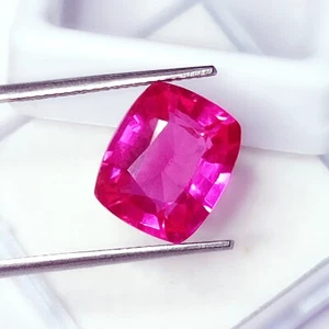 Gemas de zafiro rosa natural con piedras preciosas sueltas de 7,87 quilates certificadas corte cojín - Imagen 1 de 8
