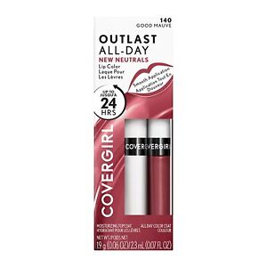COVERGIRL Outlast All Day Liquid Lipcolor Lipstick New Neutrals GOOD MAUVE 140