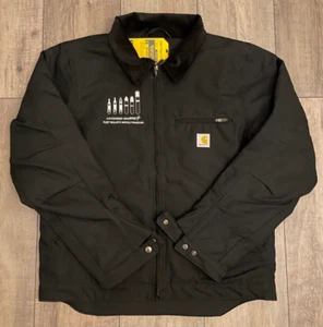 Lockheed Martin ICBM Black Carhartt Duck Detroit Jacket (ALL SIZES AVAILABLE✅) - Picture 1 of 12