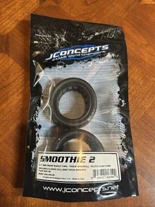 Jconcepts Smoothie 2 Thick Sidewall 2WD Buggy Fronts - Silver Compound 4047-06 - Picture 1 of 1