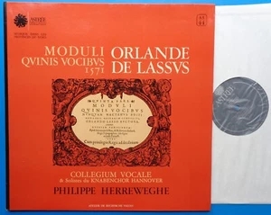 Philippe Herreweghe ORLANDE DE LASSUS Moduli Quinis Vocibus 1571 - Astree AS 44 - Picture 1 of 2