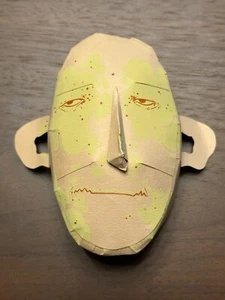 Brendan Monroe Handmade Paper Mask 2005 Signed AP - Picture 1 of 2