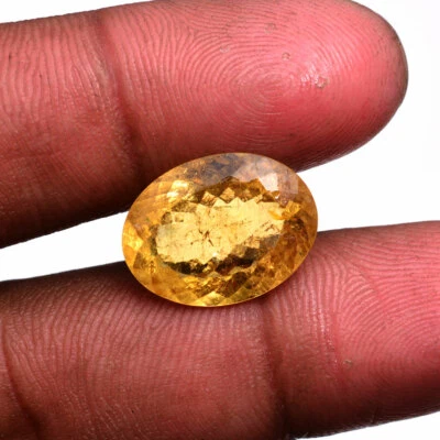 8.00 CT Natürlich Gelb Turmalin Gtl Zertifiziert Oval Schliff Riesig Unbehandelt - Bild 1 von 3