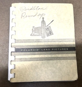 VTG 1962 Pendleton Roundup Photo Album Photos of Parade & Rodeo Indians Horses - Picture 1 of 7