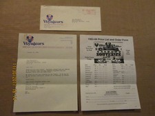 AHL Nova Scotia Voyageurs Dated 1983 Team Logo Envelope Letterhead & Mail Order