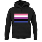 Flagi Lgbt - płyn płciowy unisex bluza z kapturem queer - pride -
