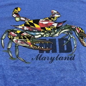 Neu Maryland MD Krabbe T-Shirt Größe L Brustumfang 41” Länge 28” - Bild 1 von 8
