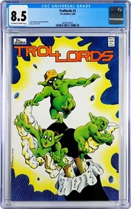 Trollords #2 CGC 8.5 (mayo de 1986, Tru Studios) Scott Beaderstadt & Paul Fricke - Imagen 1 de 2