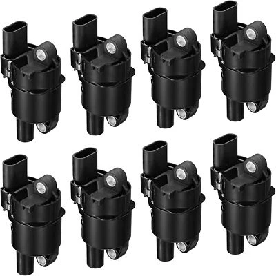 8 Round Ignition Coil Bobinas Packs 12570616 For 2007-2012 GMC Yukon XL 1500 - Image 1 of 4