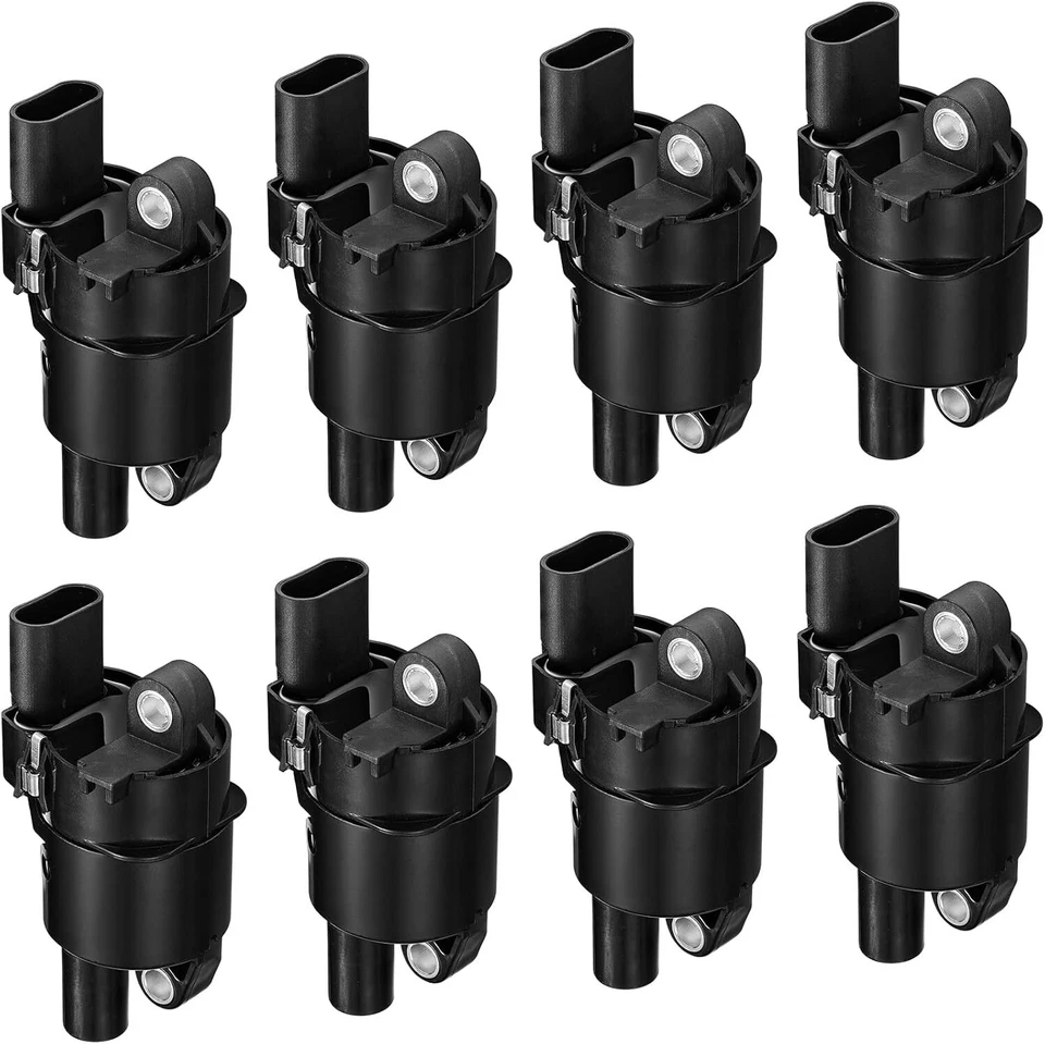 8 Round Ignition Coil Bobinas Packs CUF414 C1512 For 2007 GMC Sierra 2500 HD - Image 1 of 4