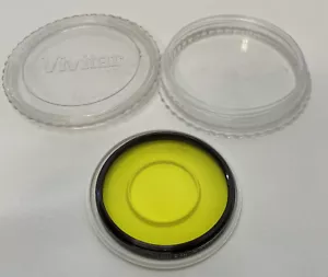 Vivitar 55mm Filter Yellow No. 8 K2 Original Vintage Case VGC - Picture 1 of 7