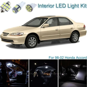 17pcs Premium White Interior LED Light Package Kit Deal For Honda Accord 99-02 - Picture 1 of 12