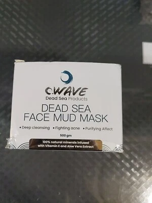 C-Wave Dead Sea Face Mud Mask Purifying, Cleansing 500 gm Ex: 12/2027 #S6 Foto 1 de 2