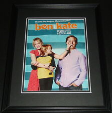 Ben and Kate 2012 Framed 11x14 ORIGINAL Vintage Advertisement Nat Faxon 