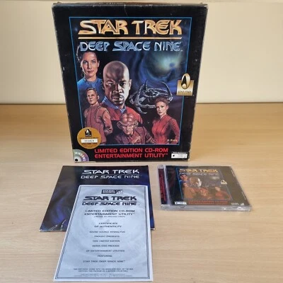 Star Trek Deep Space Nine PC CD Rom LIMITED EDITION RARE BIG BOX Volume 1  🔥 - Image 1 of 4