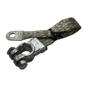 24" Inch 4 Gauge Top Post Terminal Conductor Braided Ground Strap - Picture 1 of 1