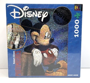 Disney Mickey Mouse Fotomosaicos 1000 Piezas Puzzle y Póster Robert Silvers Nuevo - Imagen 1 de 3