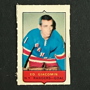 ED GIACOMIN INSERTO 1969-70 O-PEE-CHEE CUATRO EN UNO *PARTE POSTERIOR SIN USAR* MUY BUEN ESTADO+ 59007 - Imagen 1 de 2