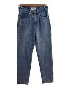 Womens Skinny Leg Jeans Denim Stretch Mom Jeans 6 Cotton On Blue Straight - Picture 1 of 16