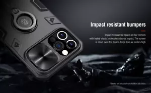 iPhone 12 Pro Pro Max & Mini Stoßfest Hybrid Camshield Rüstung Etui Ständer Abdeckung - Bild 1 von 10