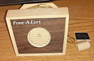 Vintage Fone-A-Lert Remote Telephone Doorbell Amplifier - Picture 1 of 2