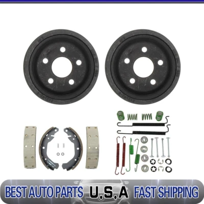 Rear Brake Drum Brake Shoes Hardware Kit Spring Fits 1987-1990 Chevrolet Beretta - Image 1 of 4