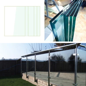 UK-Made Glass Balustrade, 316 Steel Posts & Toughened Glazing Panels - Picture 1 of 37
