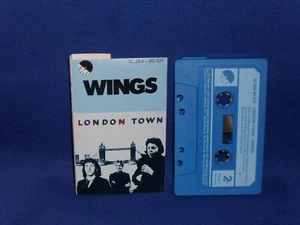 WINGS LONDON TOWN - BLUE GERMAN CASSETTE TAPE NM - Picture 1 of 3