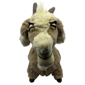 Supercell Hay Day Goat 14” Peluche Animal Tostado Beige Suave Rosa Utters Cuernos - Imagen 1 de 6
