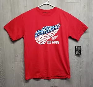 Detroit Red Wings Shirt Mens Large Red NHL Hockey Tee Short Sleeve NWT - Picture 1 of 10