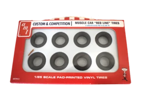 AMT Custom & Competition Muscle Car Red LineTire Pack (8) AMTPP013 Maßstab 1:25 - Bild 1 von 6