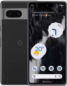 Google Pixel 7 - 256GB - Black (Unlocked) Smartphone - Grade A - Afbeelding 1 van 2