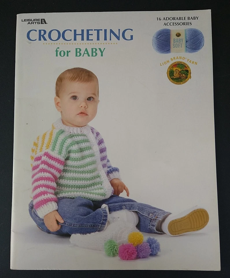 Crocheting for Baby Pattern Book 16 Projects - Image 1 of 4