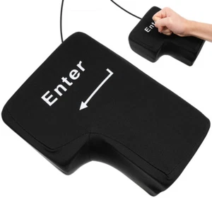 Big Enter Key Dekokissen mit USB Stressabbau Werkzeug Noon Break Nap Kissen  - Bild 1 von 12