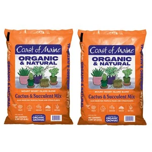 Coast of Maine Mount Desert Island Blend, Organic Cactus & Succulents, 8 qt, (2) - Picture 1 of 3
