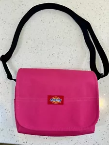 Dickies Pink  Y2K Mini Bag Purse Crossbody Adjustable Strap w/Flap - NICE! - Picture 1 of 11