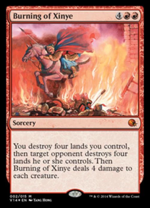 MTG English Burning of Xinye NM Foil From the Vault: Annihilation - Image 1 of 1