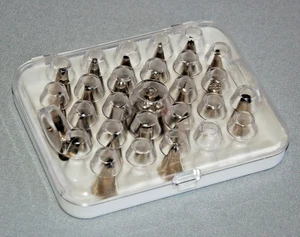 WILTON Magic Tip ~ Lot of 23 Decorating TIPS ~ Icing Piping ~ Tray Inluded - Picture 1 of 5
