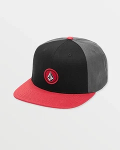 Volcom Men's Quarter Twill Hat - Chili Red - Picture 1 of 2