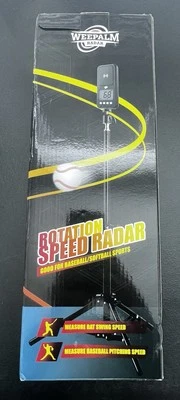 WEEPALM Rotatable Baseball  Softball pocket radar for rotation and speed - Image 1 of 4