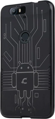 Huawei Nexus 6P Case, Cruzerlite Bugdroid Circuit Case Compatible for Black  - Image 1 of 4