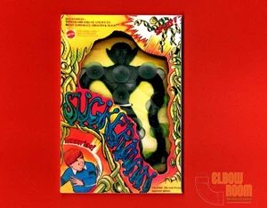 Suckerman black box art 2x3" fridge/locker magnet vintage Mattel toy - Picture 1 of 2