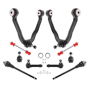 10 Pc Front Upper Control Arms Tie Rods End for Chevrolet Tahoe 2000-2006 4.8L - Picture 1 of 19