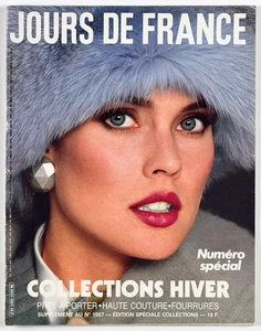 JOURS DE FRANCE Magazine Winter Collections 1984 CAROL ALT - Fur Furre - Picture 1 of 6