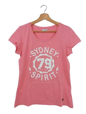 KANGAROOS Camiseta estampada Mujeres Camisa Talla EU 40 rosa-blanco - Imagen 1 de 4